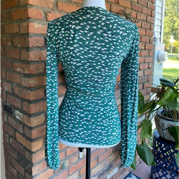 Boden Wrap Front Jersey Top - Picture 3 of 6